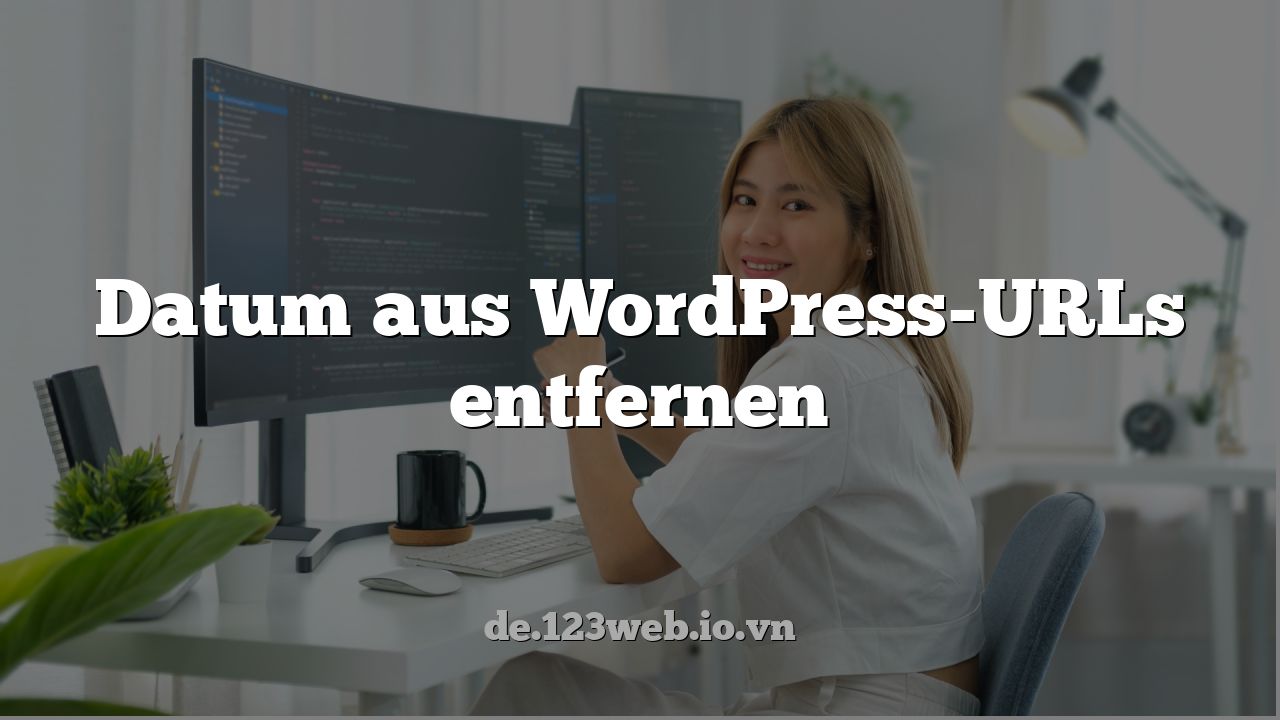 Datum aus WordPress-URLs entfernen