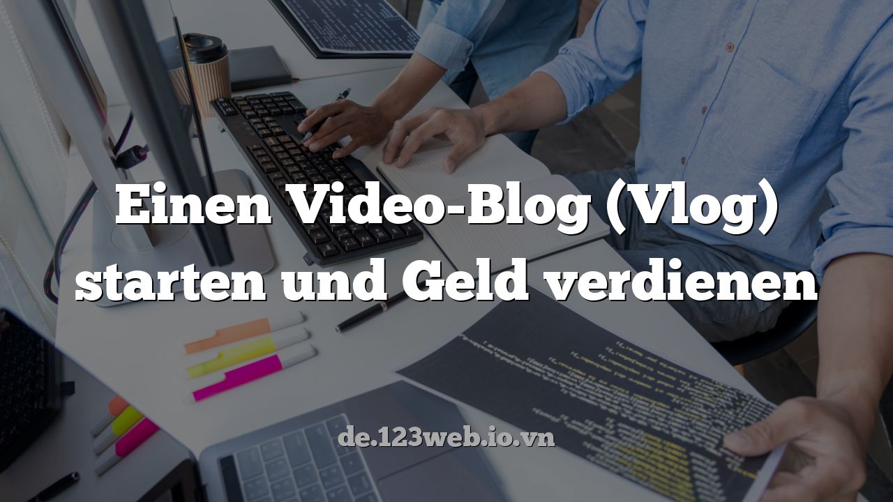 Einen Video-Blog (Vlog) starten und Geld verdienen