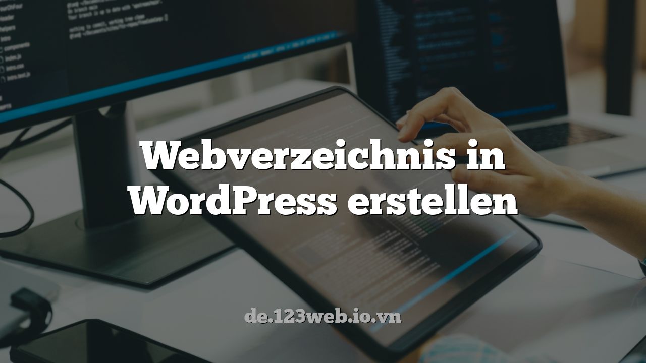 Webverzeichnis in WordPress erstellen