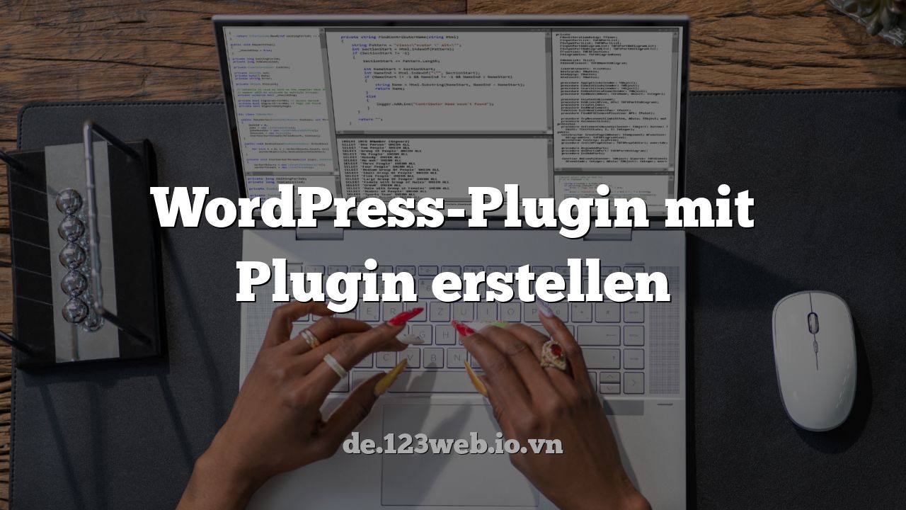 WordPress-Plugin mit Plugin erstellen