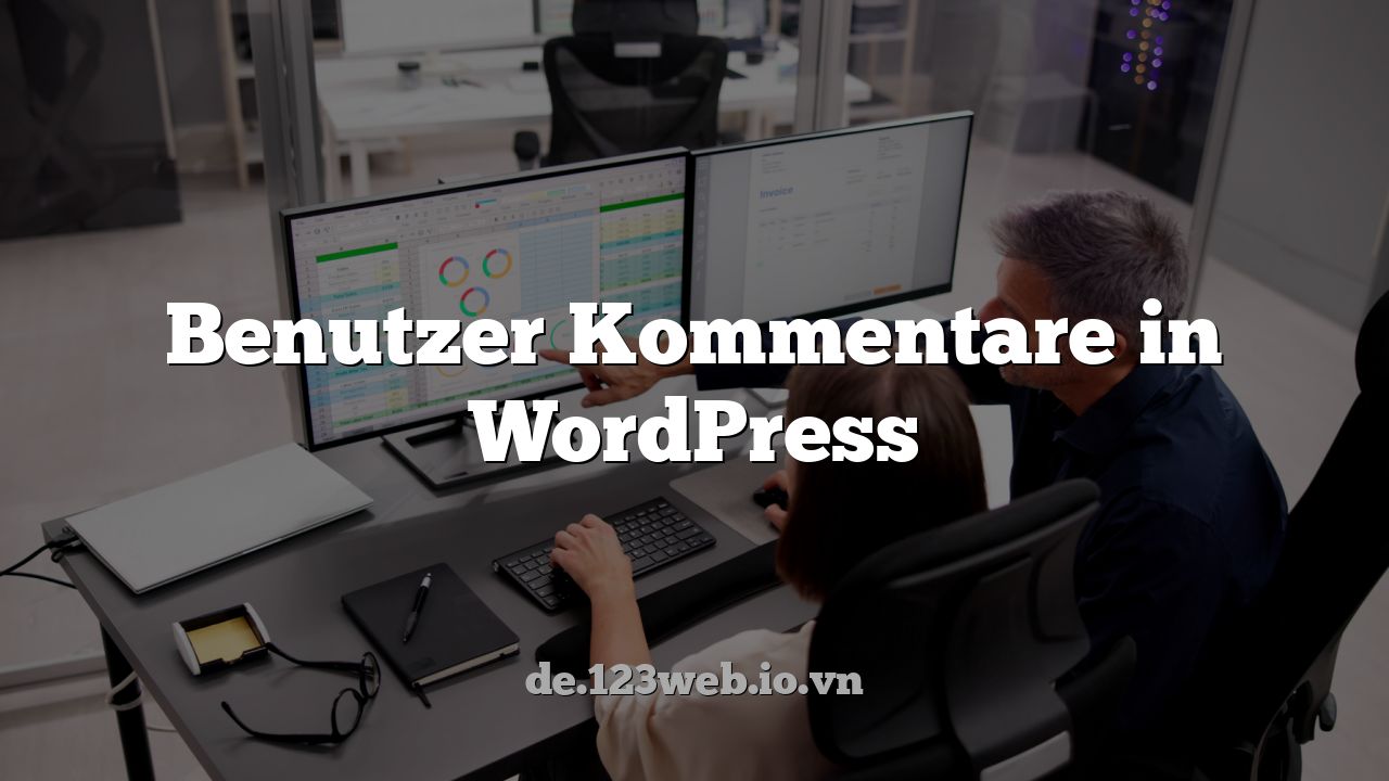 Benutzer Kommentare in WordPress