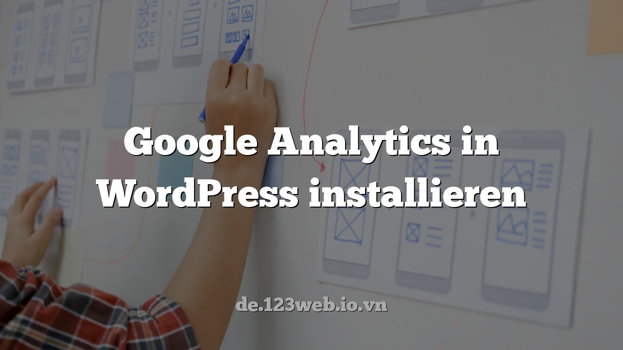Google Analytics in WordPress installieren