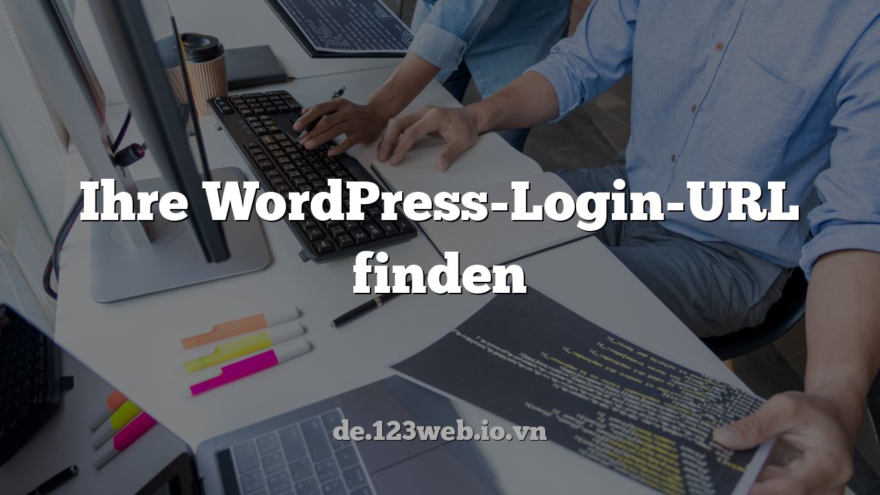 Ihre WordPress-Login-URL finden