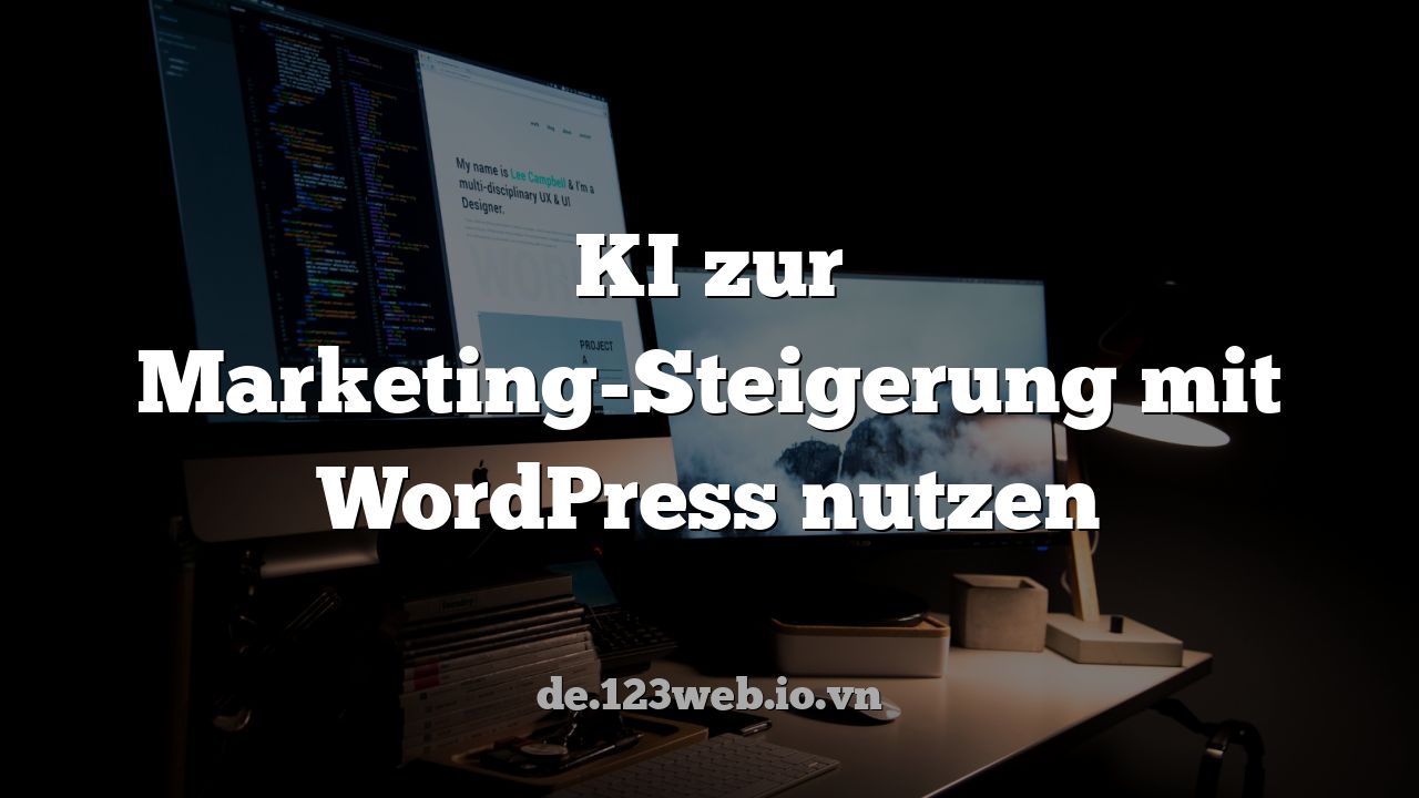 KI zur Marketing-Steigerung mit WordPress nutzen
