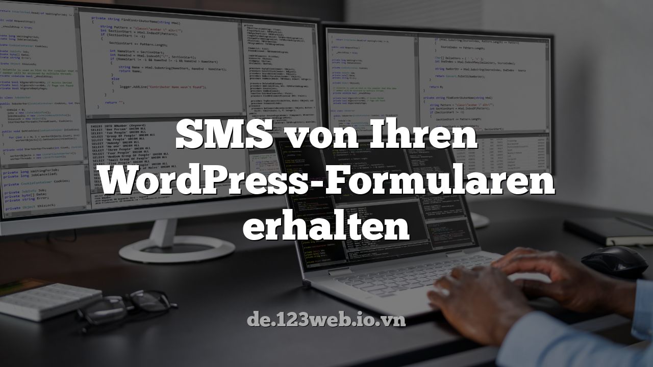 SMS von Ihren WordPress-Formularen erhalten