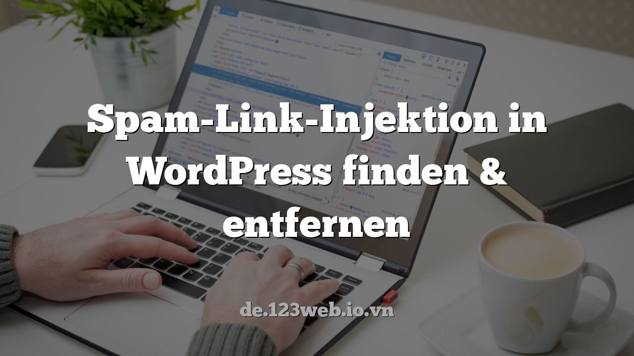 Spam-Link-Injektion in WordPress finden & entfernen
