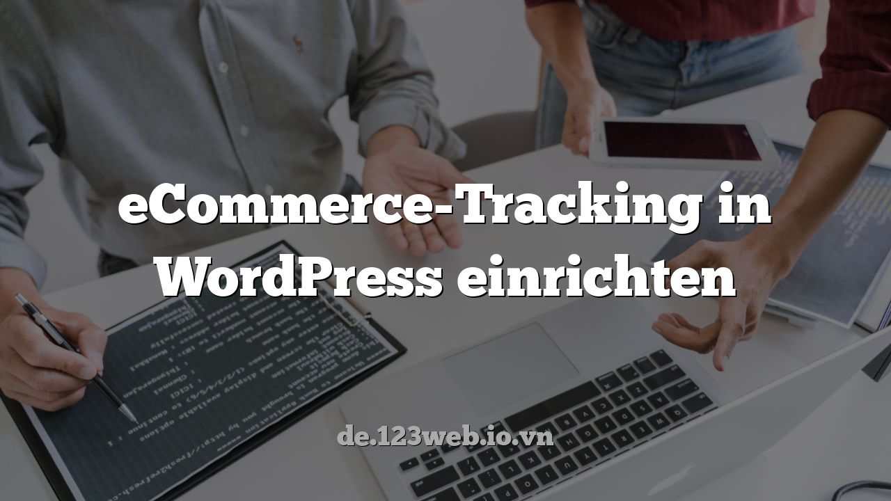 eCommerce-Tracking in WordPress einrichten