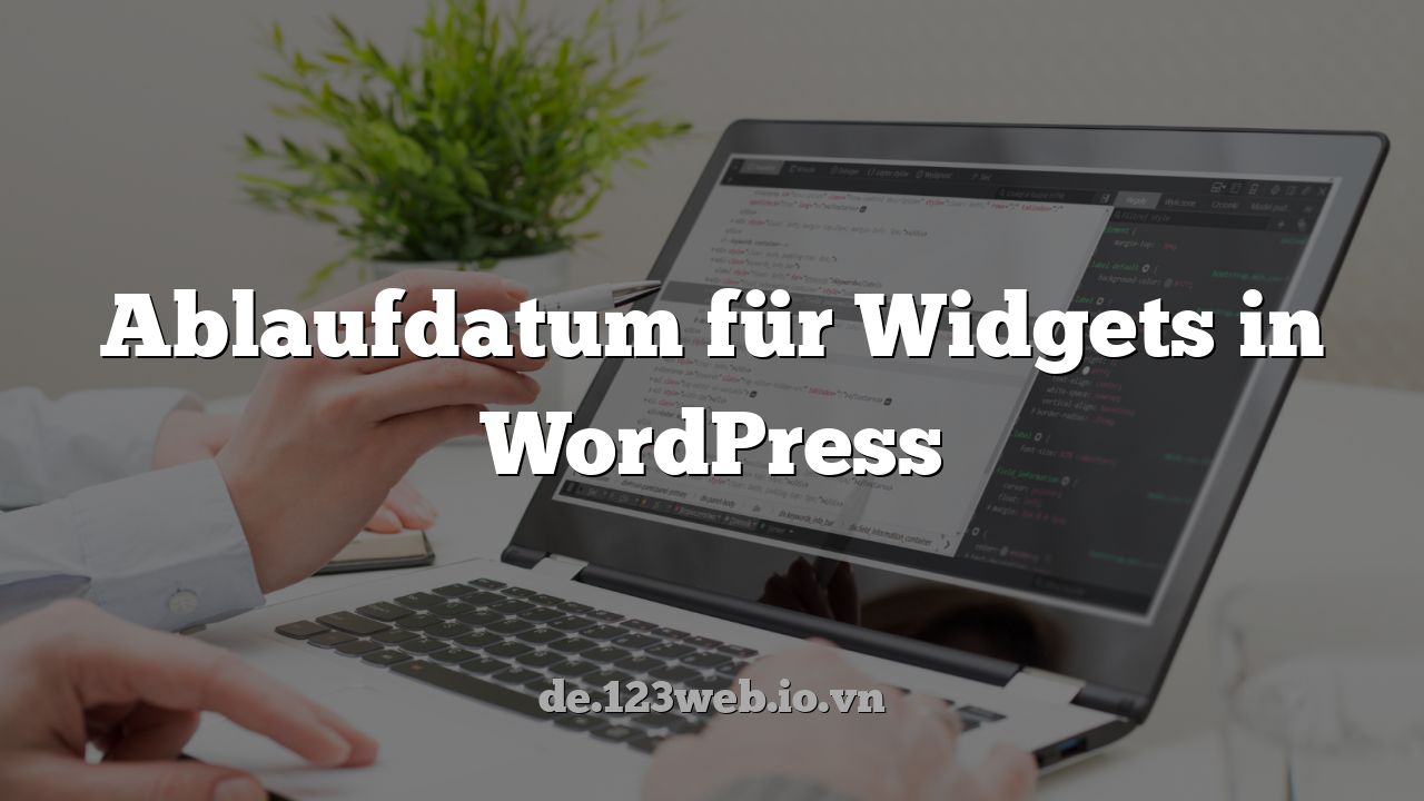 Ablaufdatum für Widgets in WordPress