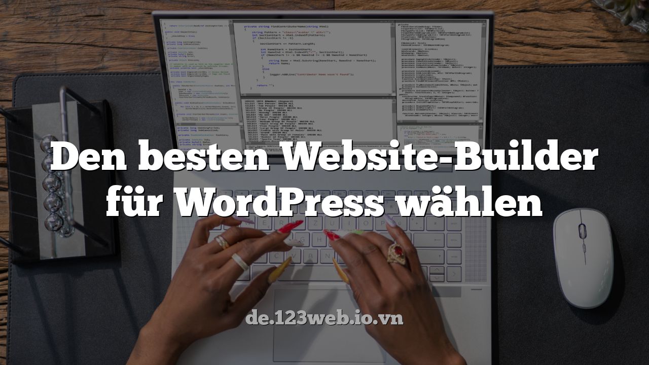 Den besten Website-Builder für WordPress wählen