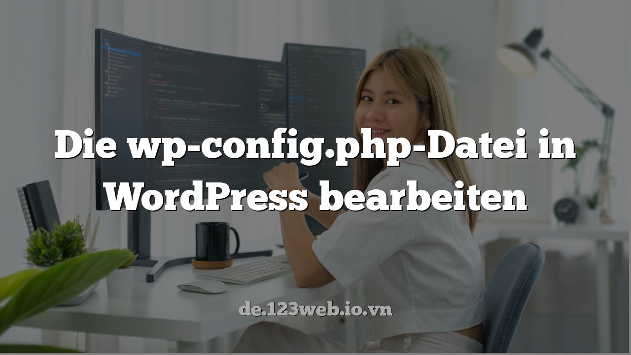 Die wp-config.php-Datei in WordPress bearbeiten