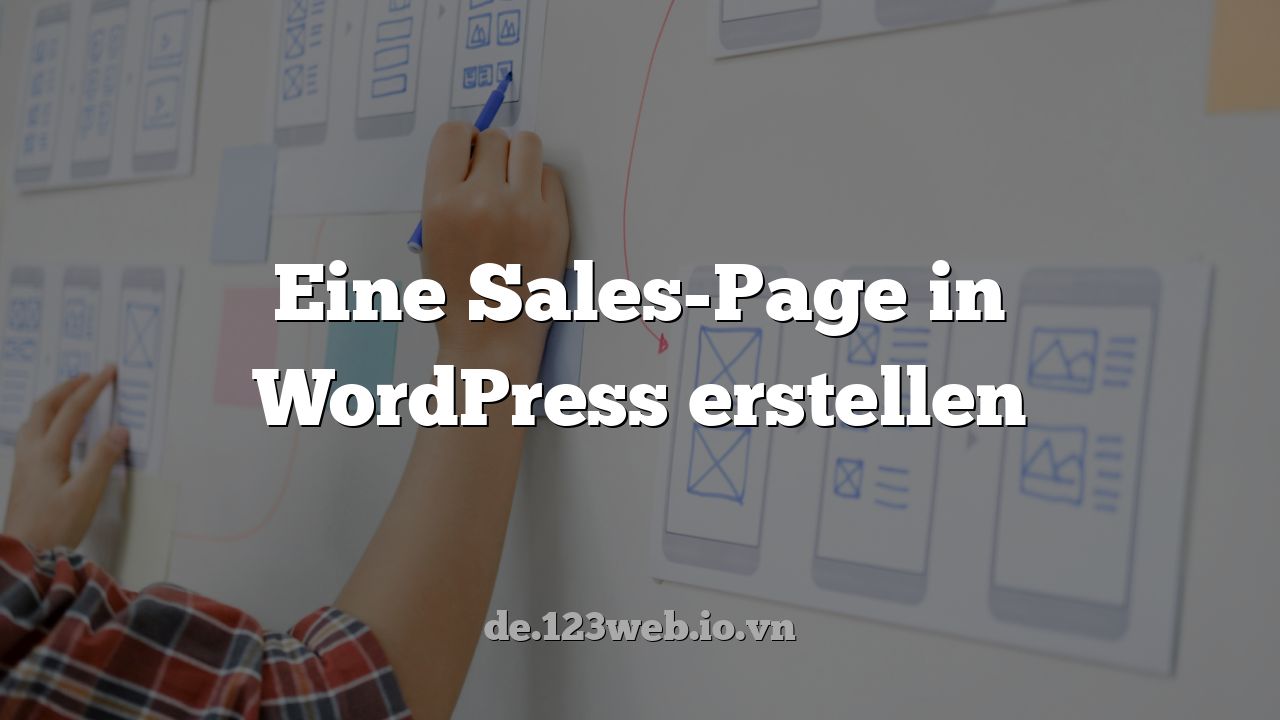 Eine Sales-Page in WordPress erstellen