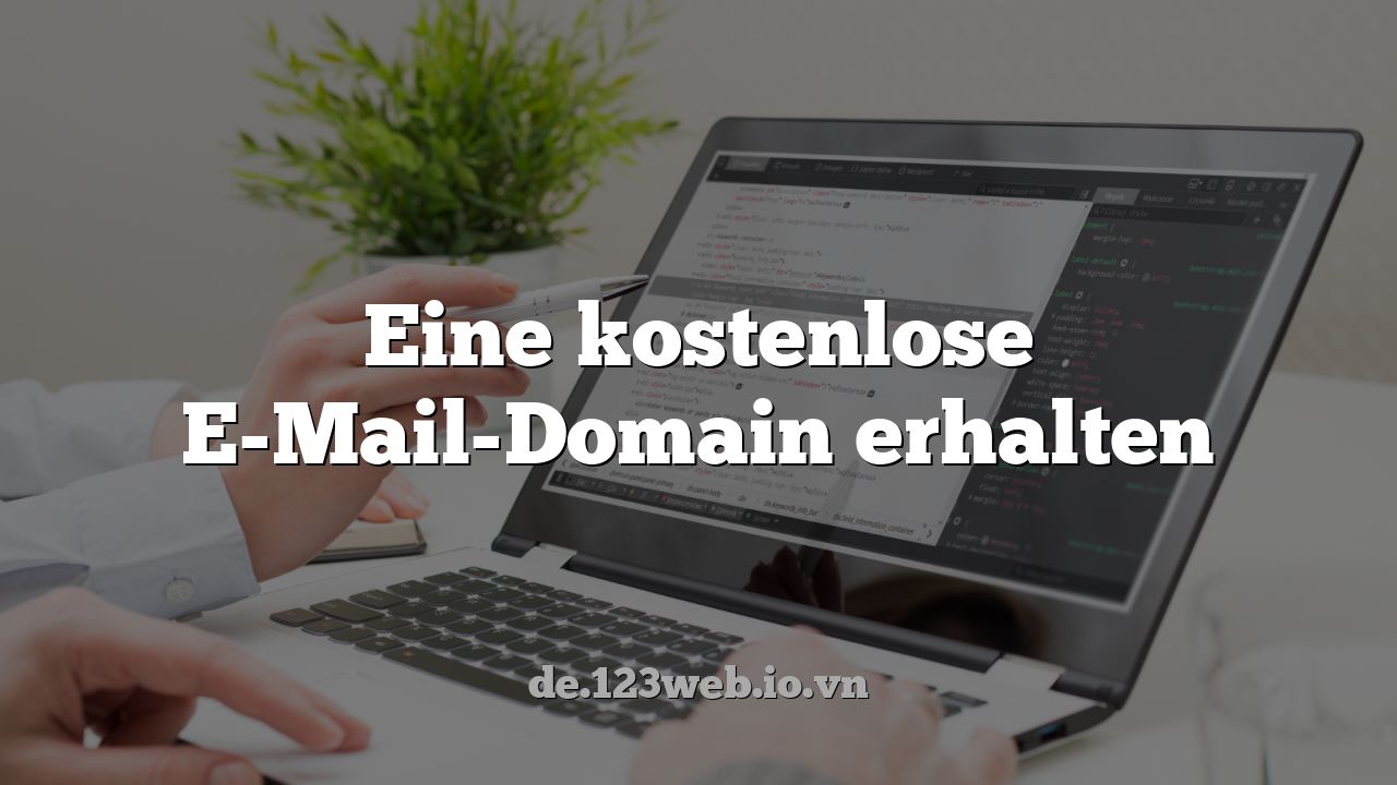 Eine kostenlose E-Mail-Domain erhalten