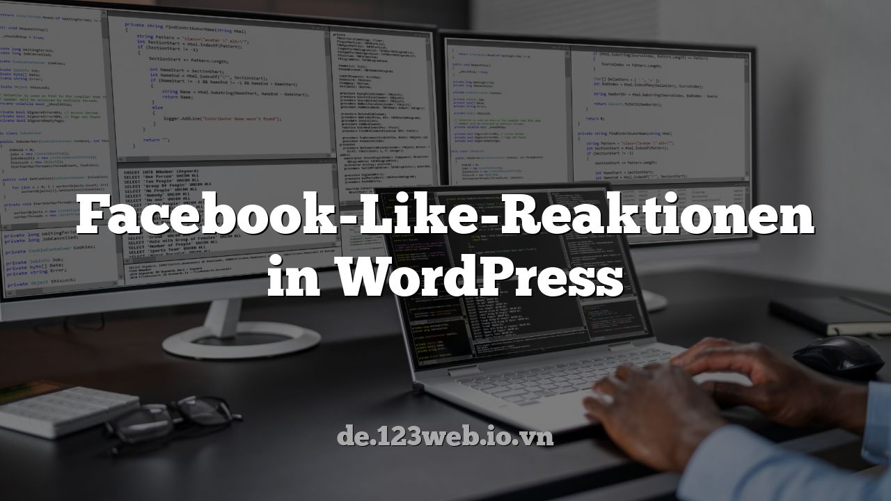 Facebook-Like-Reaktionen in WordPress