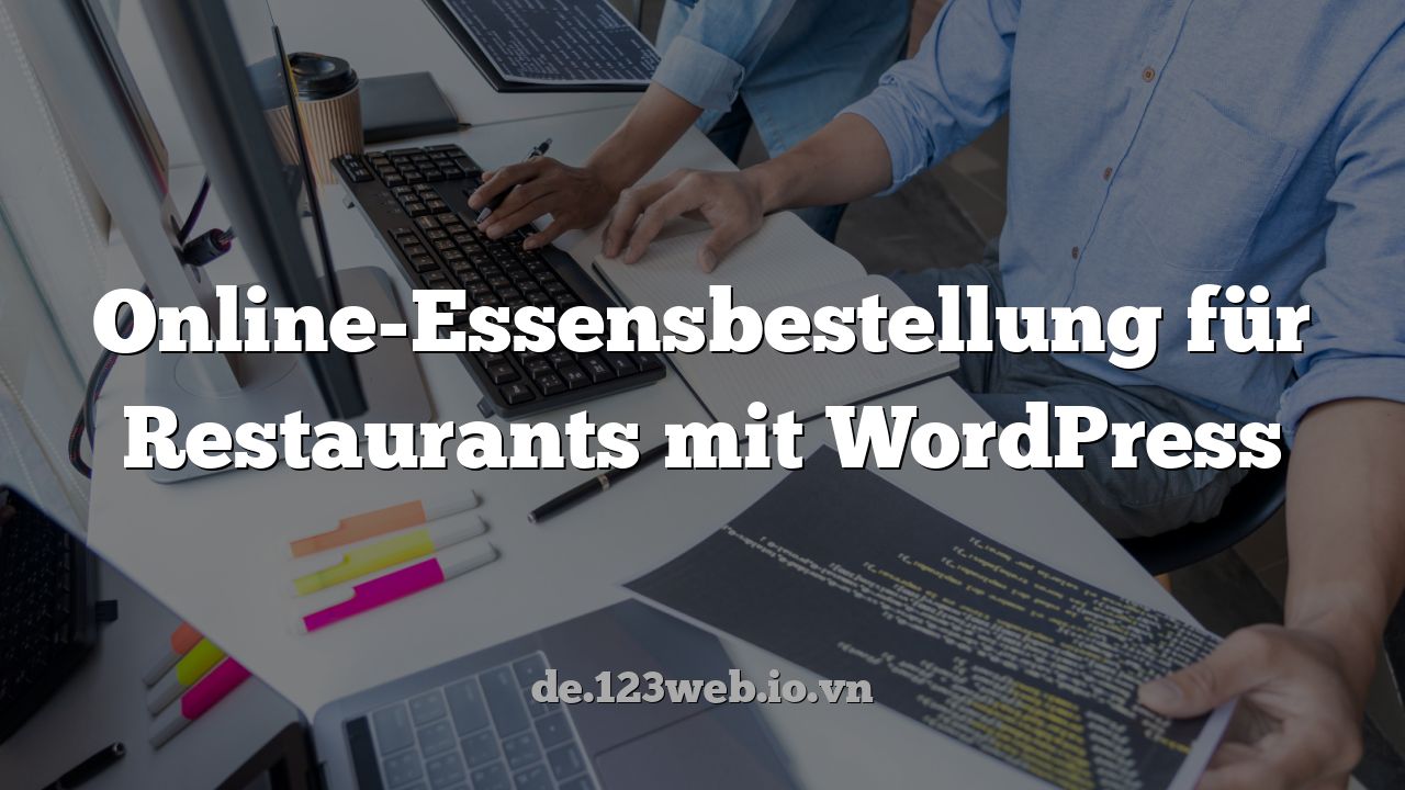 Online-Essensbestellung für Restaurants mit WordPress