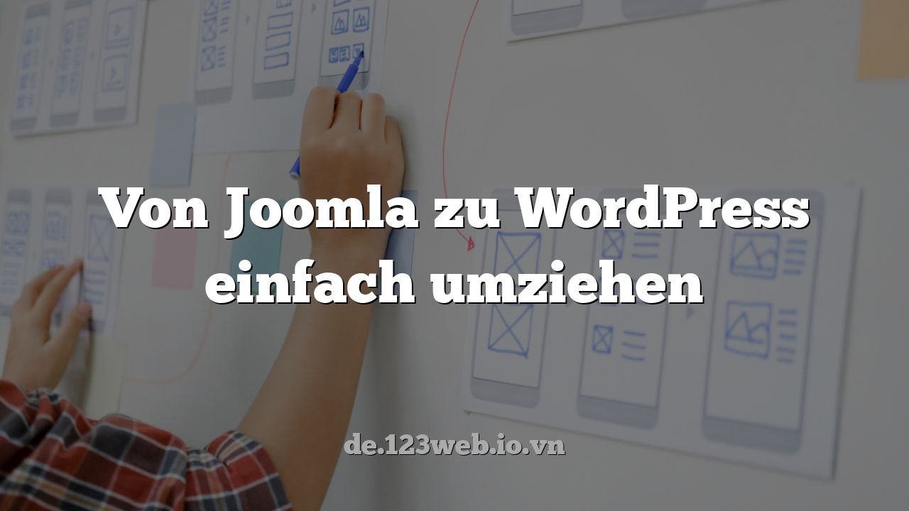Von Joomla zu WordPress einfach umziehen