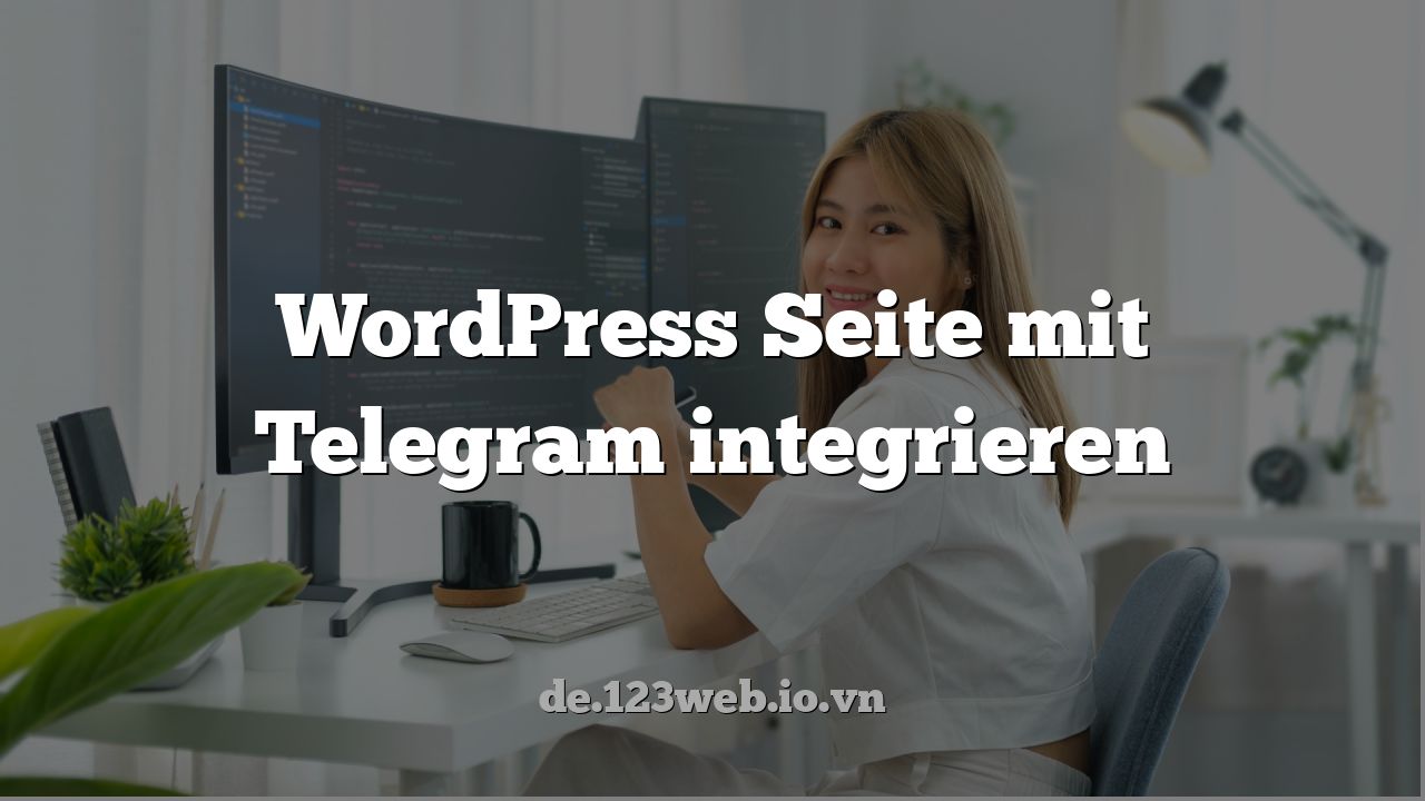 WordPress Seite mit Telegram integrieren