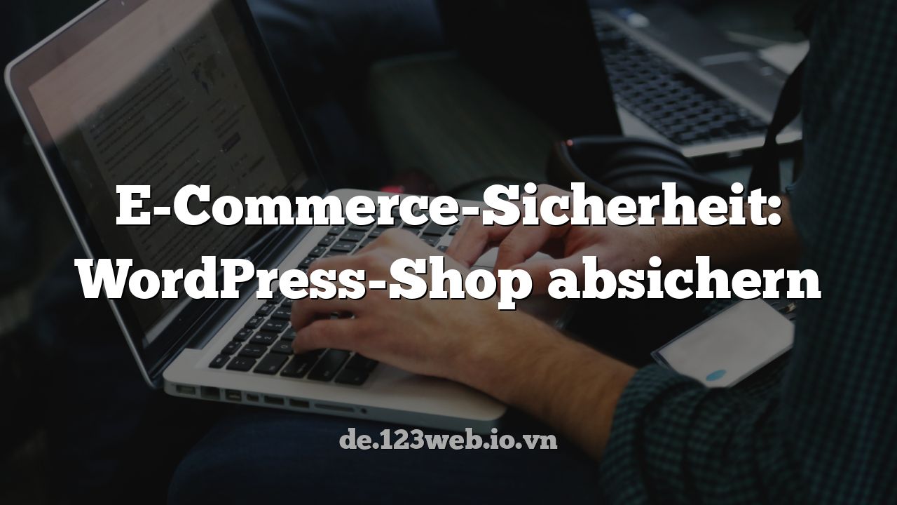 E-Commerce-Sicherheit: WordPress-Shop absichern