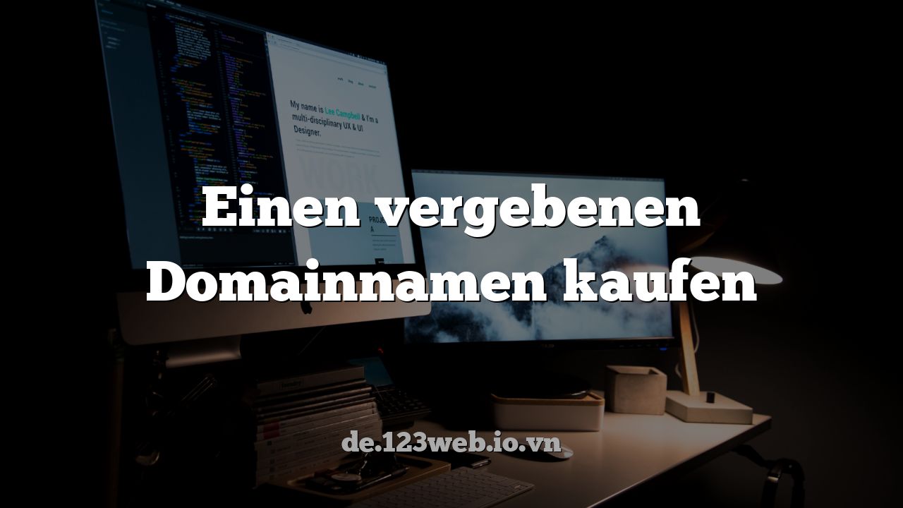 Einen vergebenen Domainnamen kaufen