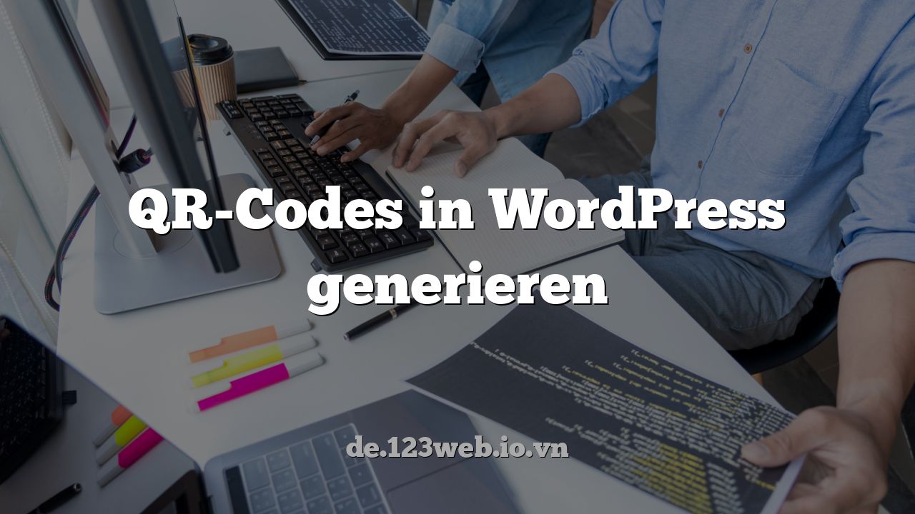 QR-Codes in WordPress generieren