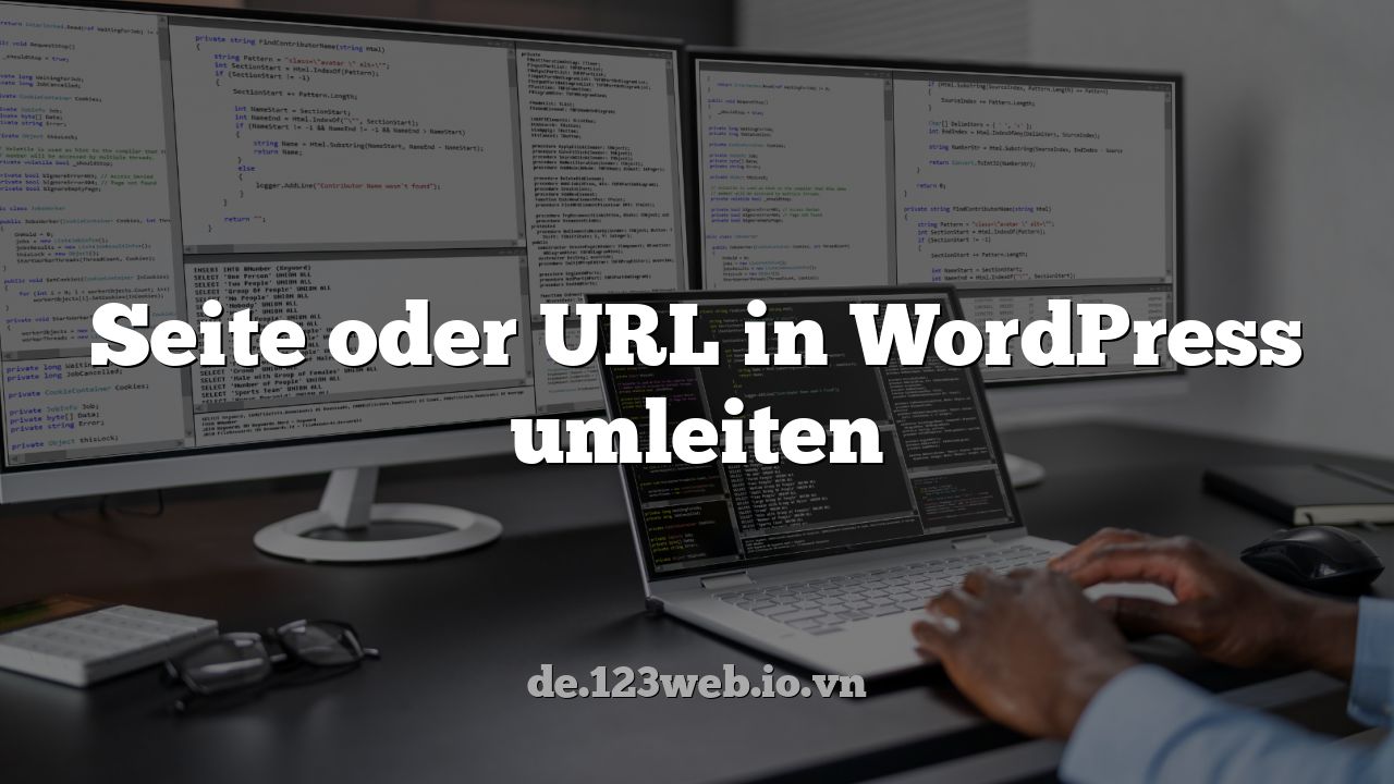 Seite oder URL in WordPress umleiten