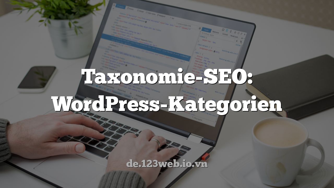 Taxonomie-SEO: WordPress-Kategorien